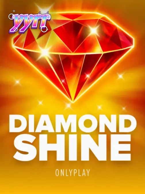 Tampilan visual neon yang memukau dari slot Diamond Shine
